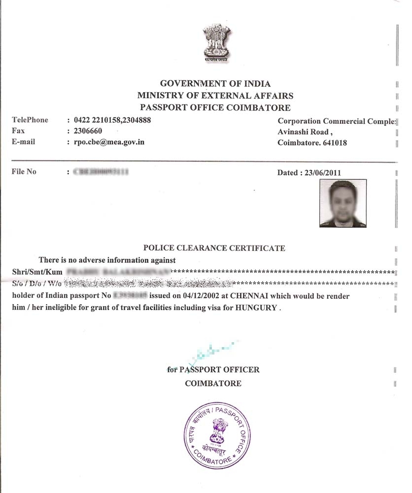 How To Get Police Clearance Certificate In India Corpocrat Magazine 8083