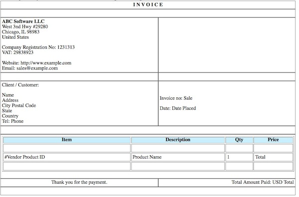 Auto generate invoices from csv files with PHP