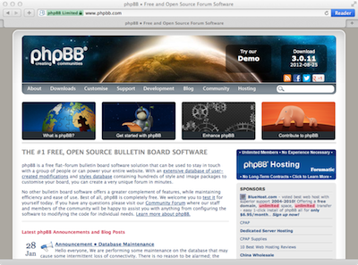 phpbb hosting