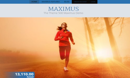 500 Maximus – A Powerful WordPress Crowdfunding Theme