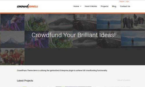 CrowdPress WordPress Crowdfunding Theme