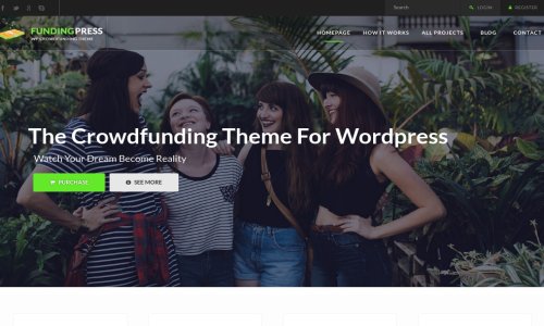 Fundingpress - Crowdfunding WordPress Theme