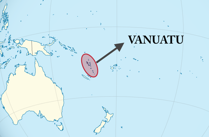 Vanuatu map